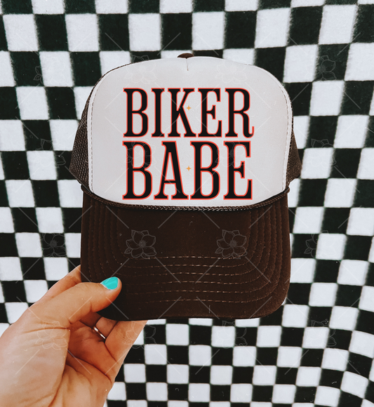 Biker Babe Trucker Hat