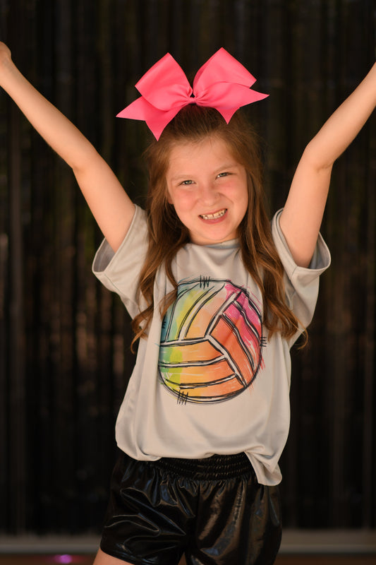 Rainbow Volleyball Tee