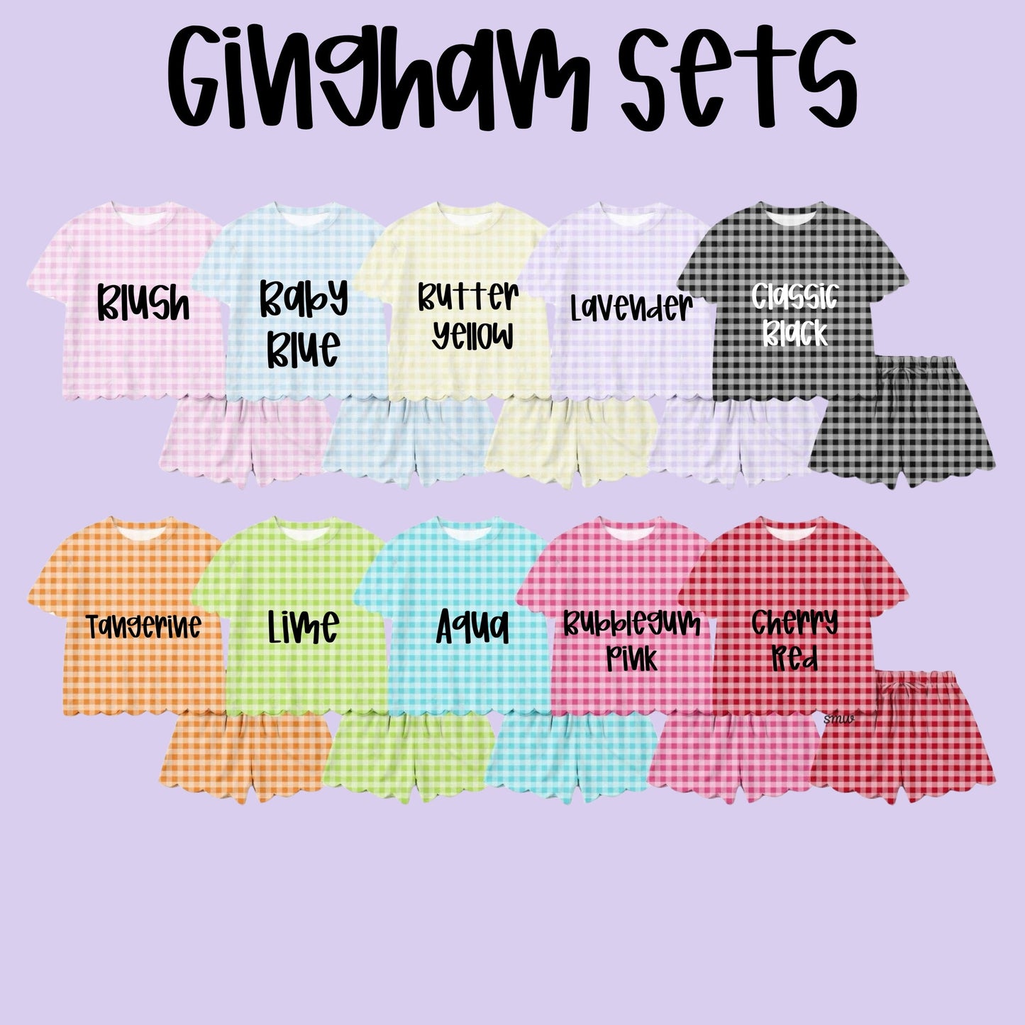 The Little Lounger Gingham Set