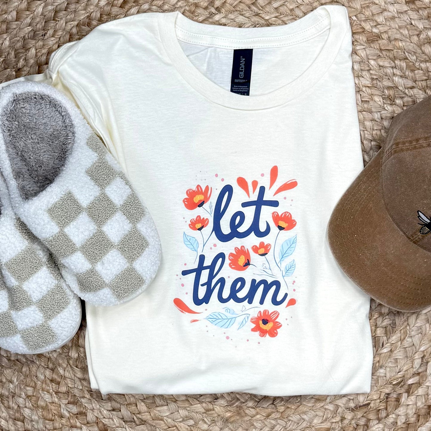 Let Them Floral Faith Tee | Boundary Setting Design