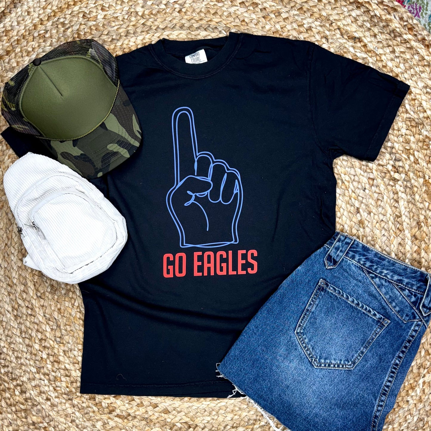 Foam Finger Custom Team Sports Tee | Spirit Wear