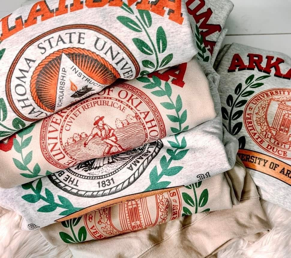 Vintage University Tee- SUBLIMATION