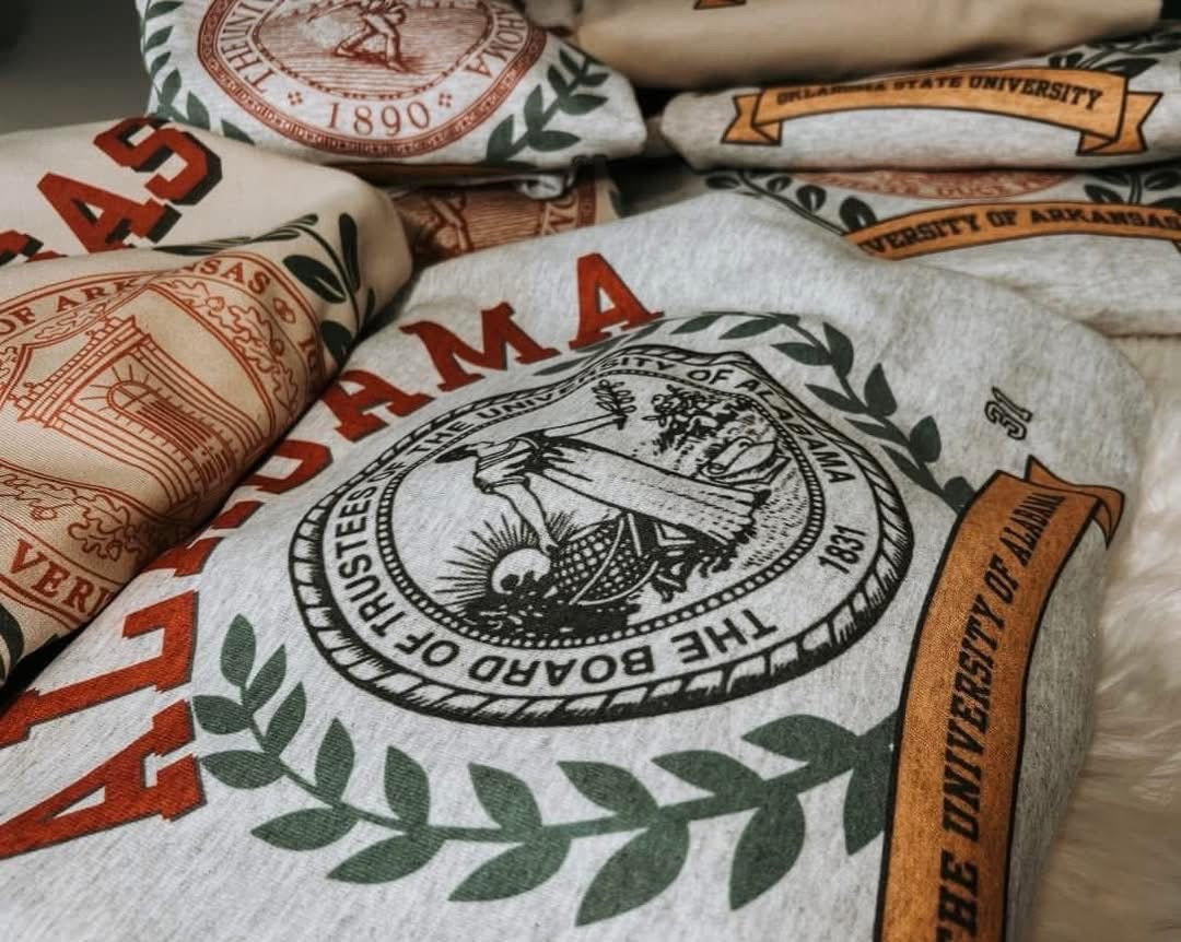 Vintage University Tee- SUBLIMATION