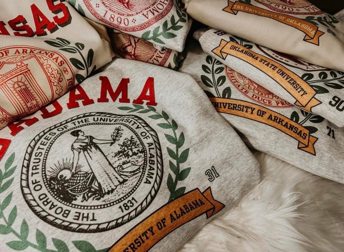 Vintage University Tee- SUBLIMATION