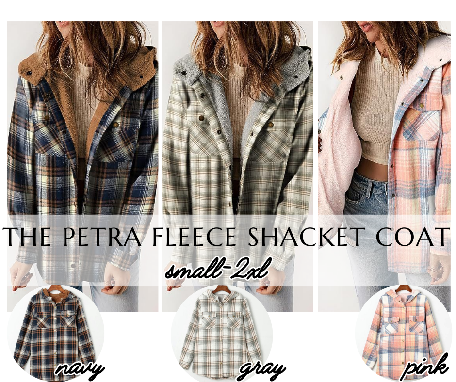 PREORDER: RERUN The Petra Fleece Shacket Coat BESTSELLER 11.25.24