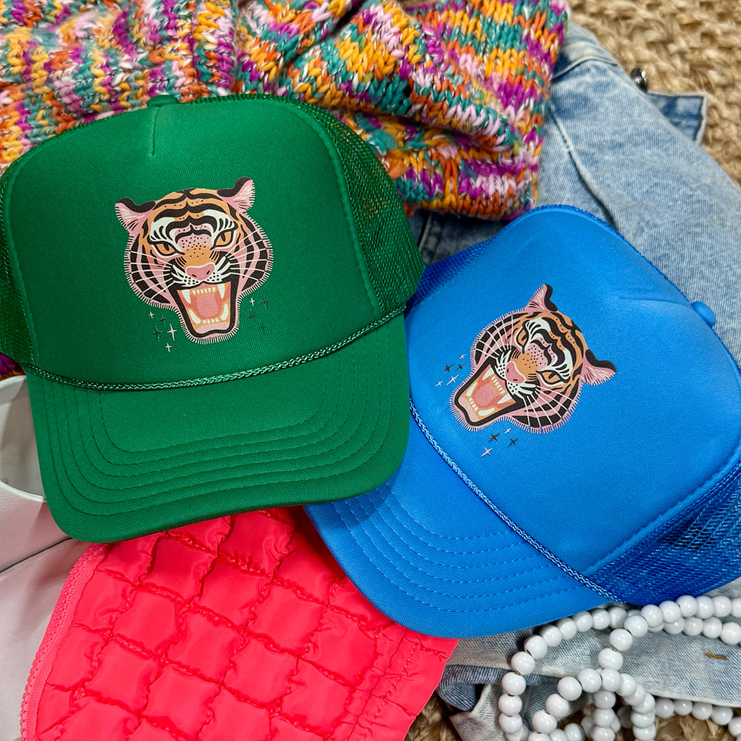 Roaring Tiger Graphic Trucker Hat