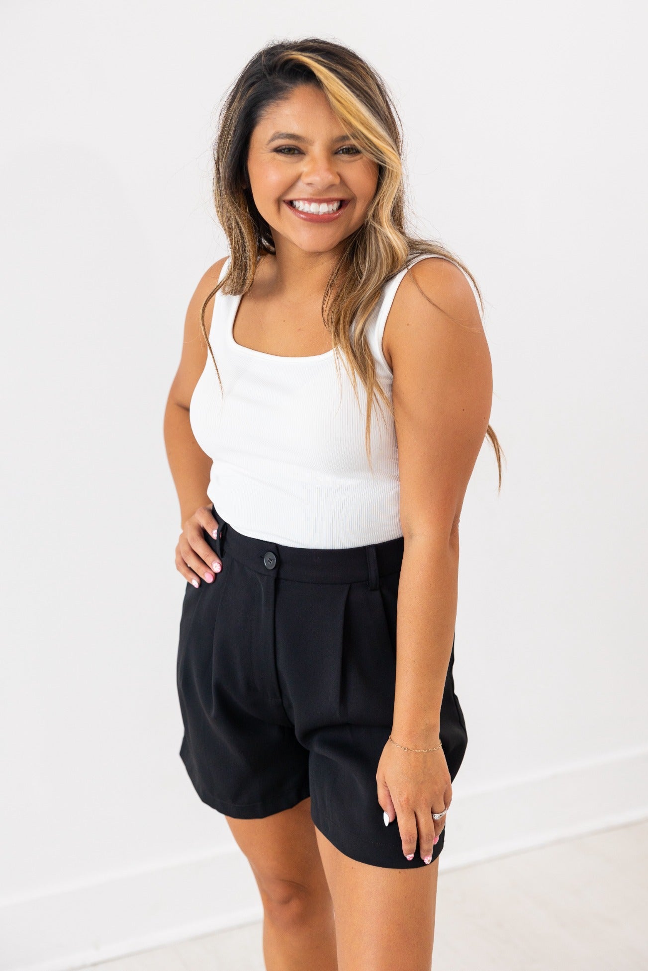 Bella Tank Top, White