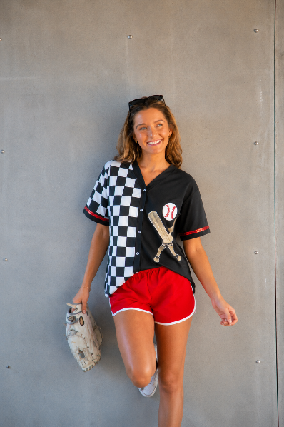 Checkerboard Baseball Jersey