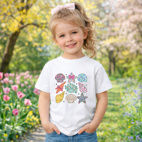 Beach Coquette Kids Tee.