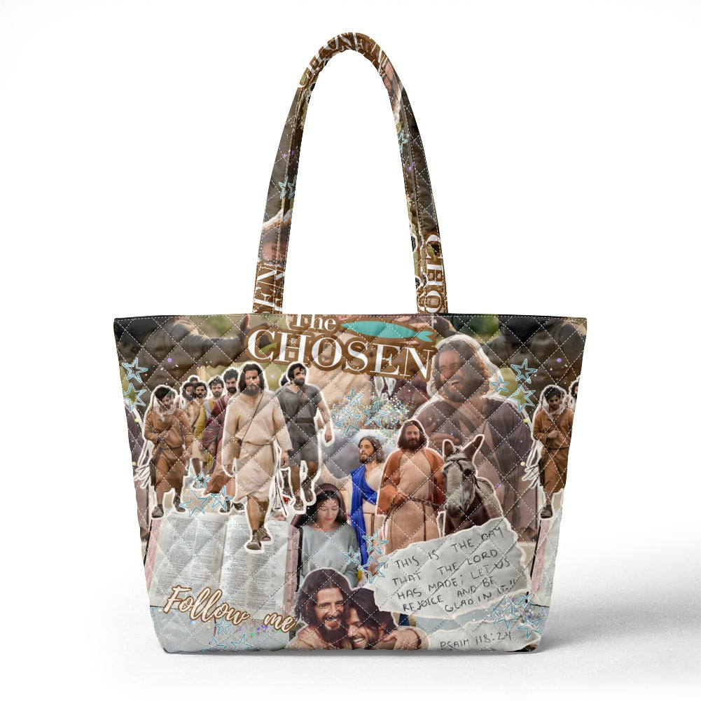 Quilted Shoulder Tote Bag