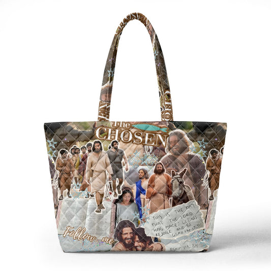 Quilted Shoulder Tote Bag