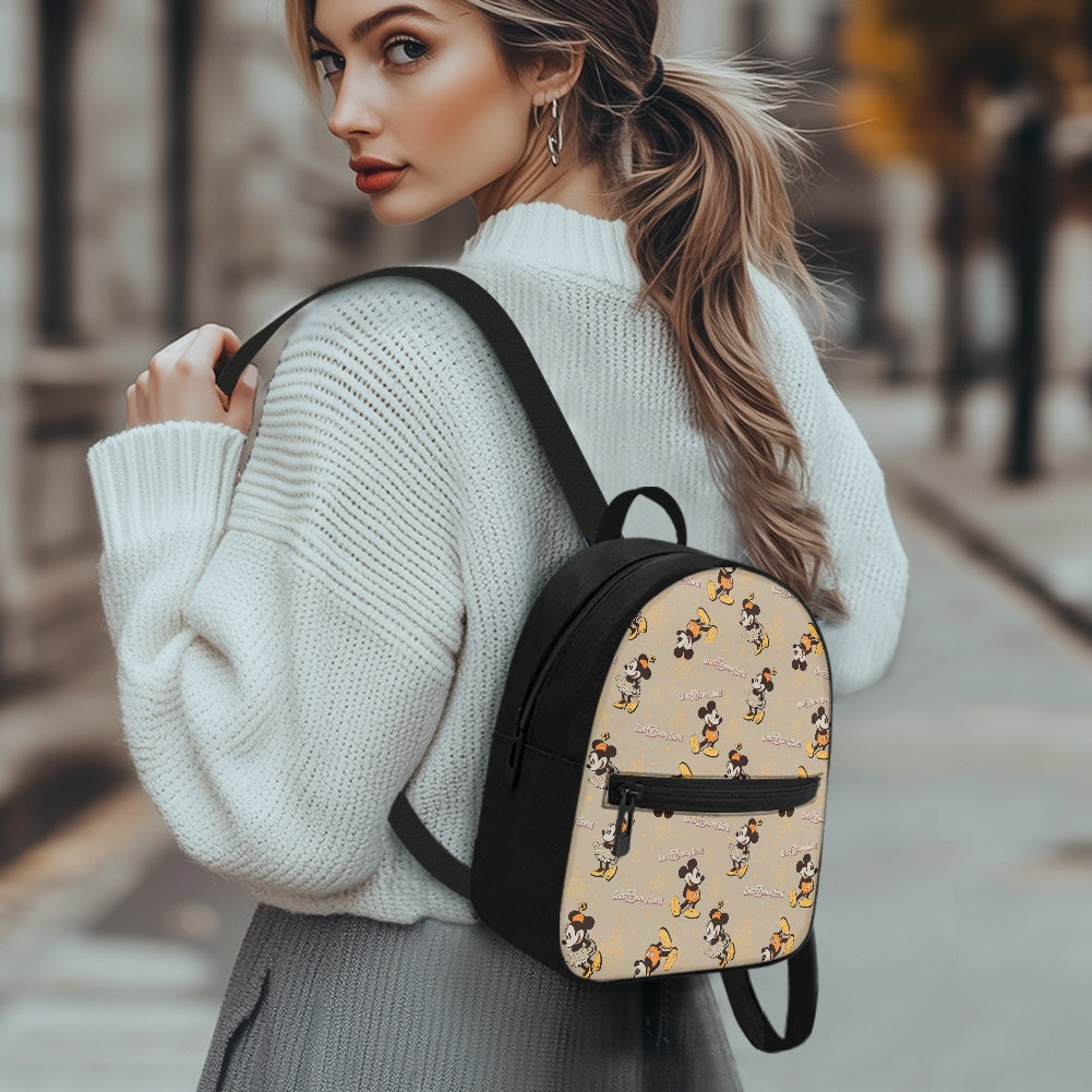 Brown Mouse Small Backpack