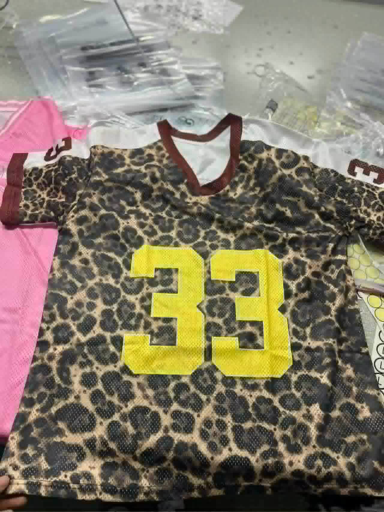 PREORDER: Custom Football Jersey (Front Text) 7.26.26