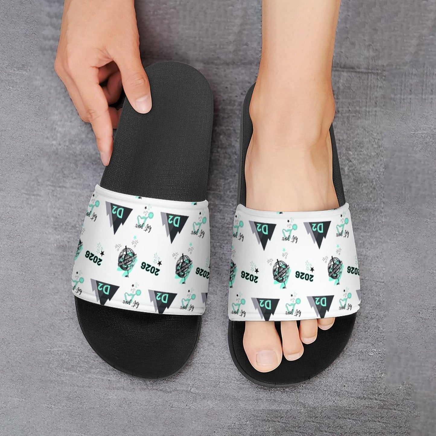 Hit Zero exclusive design Personalized Casual Unisex PVC Slippers