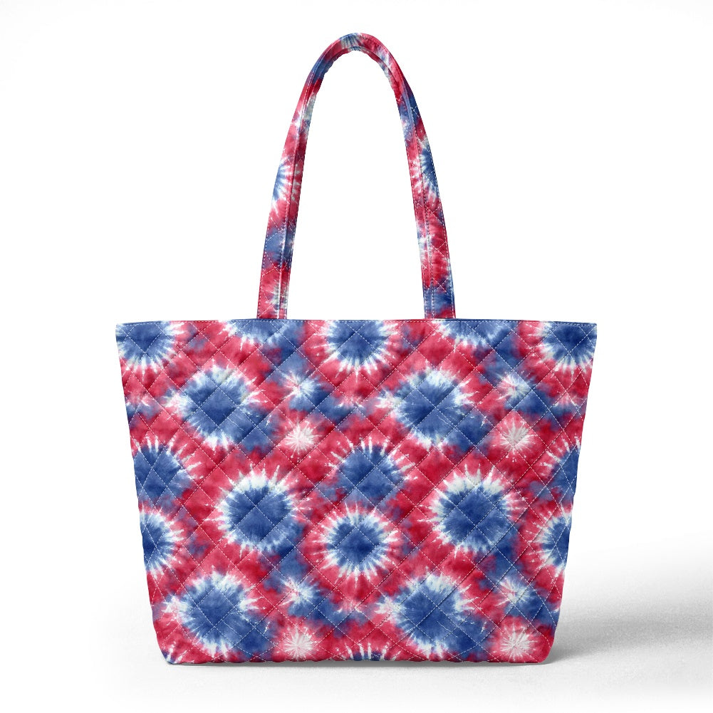 Quilted Shoulder Tote Bag