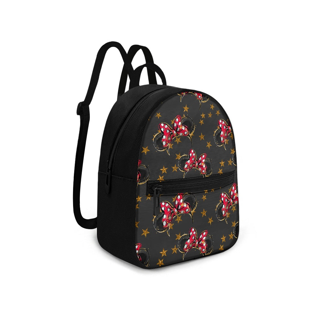 Black Mouse Small Backpack