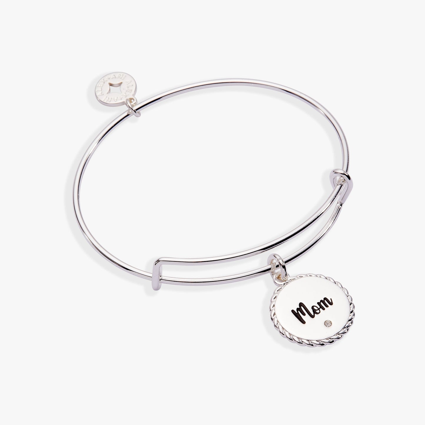 Mom 'Bonded By Love, Connected For Life' Charm Bangle