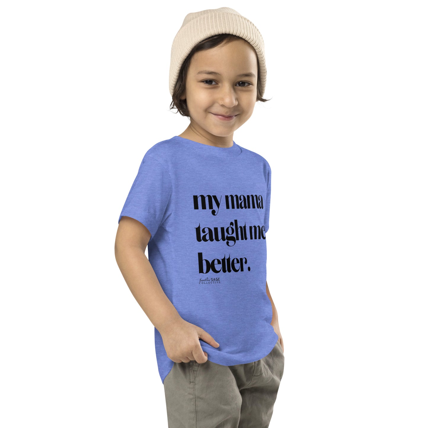 Taught Me Better *SweetPea & Sage Exclusive Design* Toddler Short Sleeve Tee