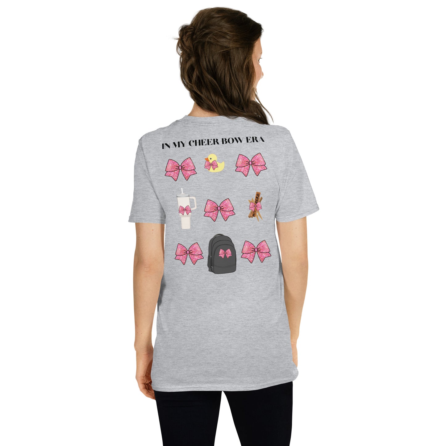 In My Cheer Bow Era *SweetPea & Sage Exclusive Design* Short-Sleeve Unisex T-Shirt