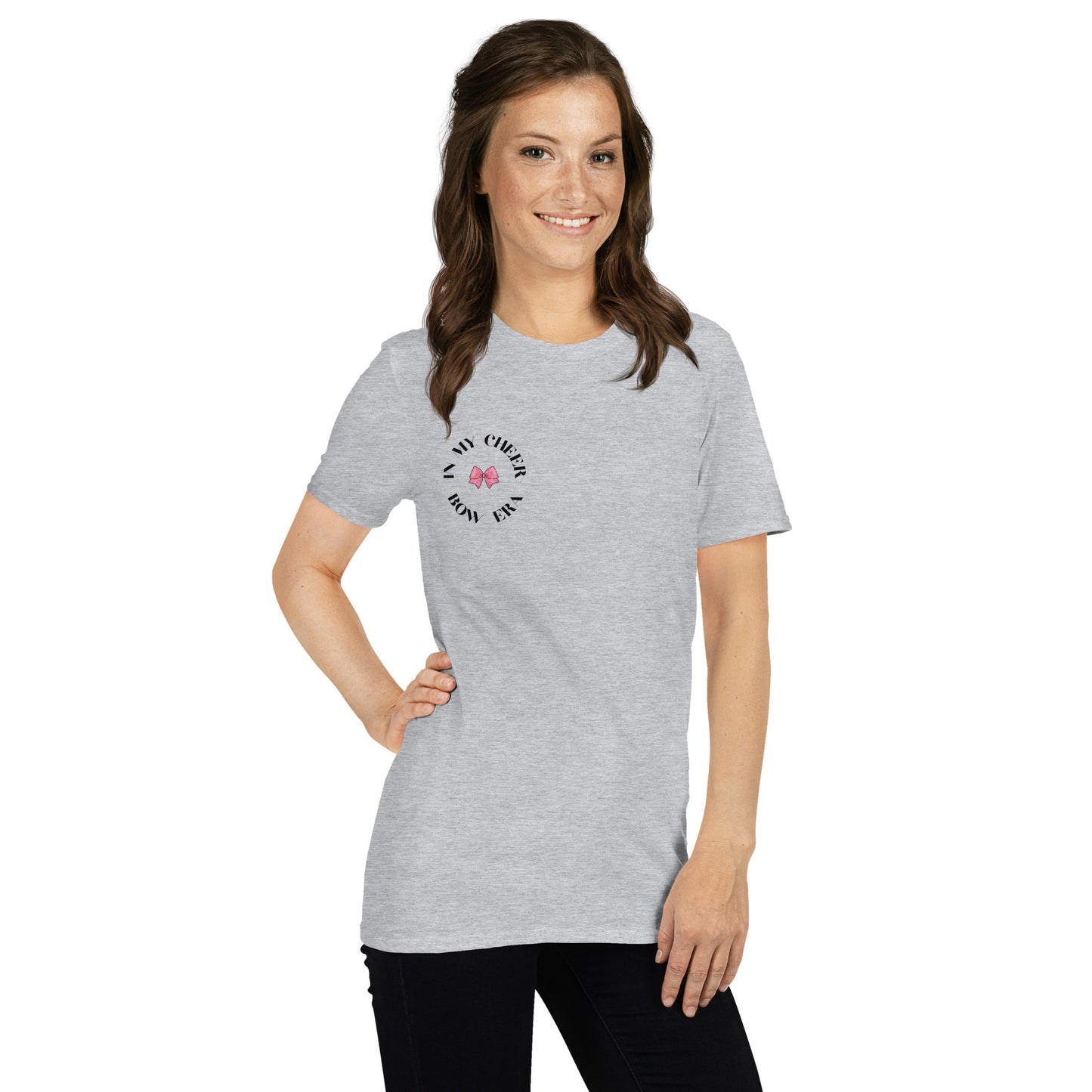 In My Cheer Bow Era *SweetPea & Sage Exclusive Design* Short-Sleeve Unisex T-Shirt