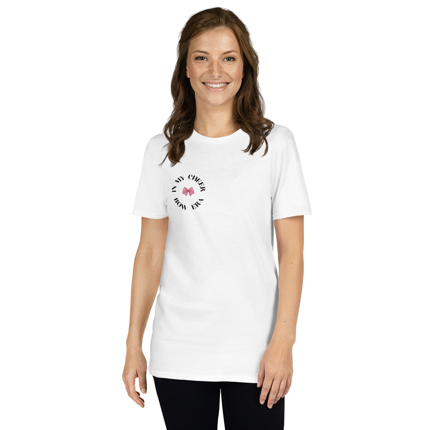 In My Cheer Bow Era *SweetPea & Sage Exclusive Design* Short-Sleeve Unisex T-Shirt