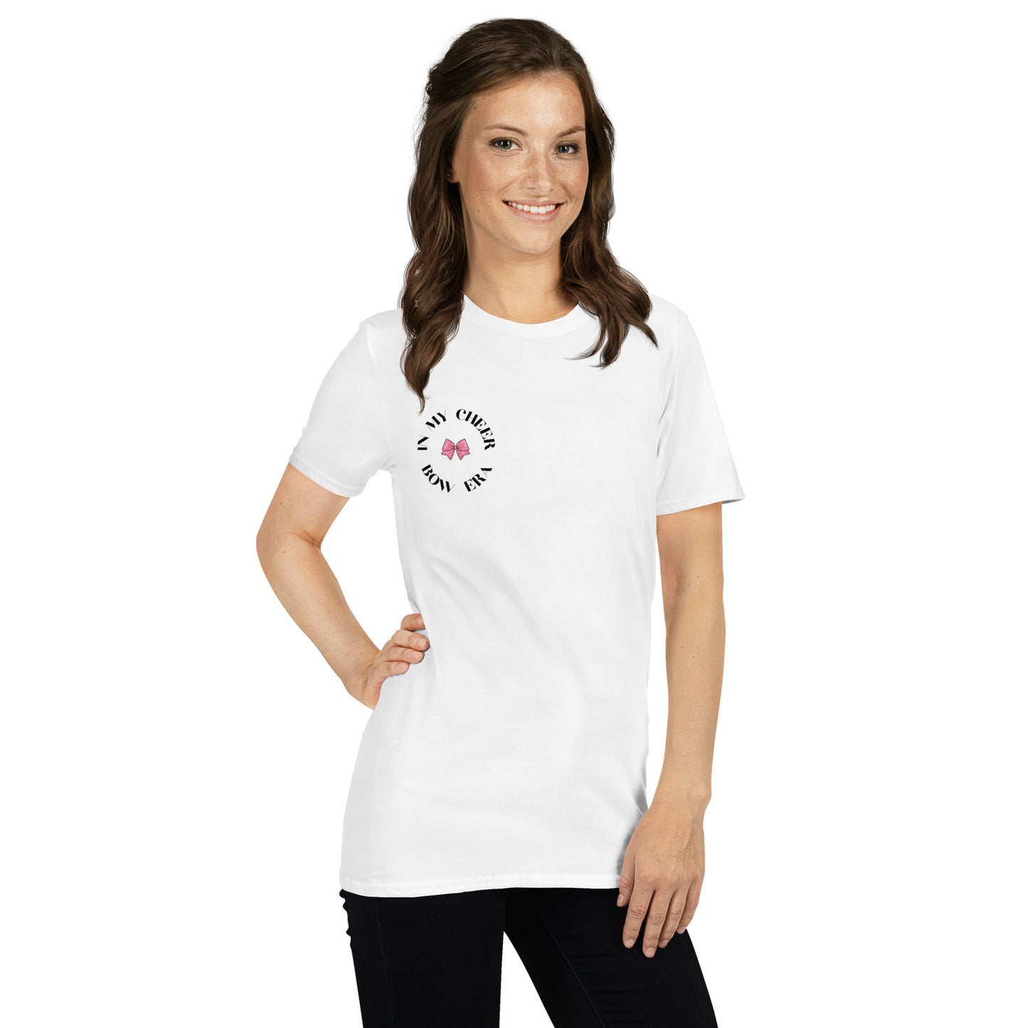 In My Cheer Bow Era *SweetPea & Sage Exclusive Design* Short-Sleeve Unisex T-Shirt