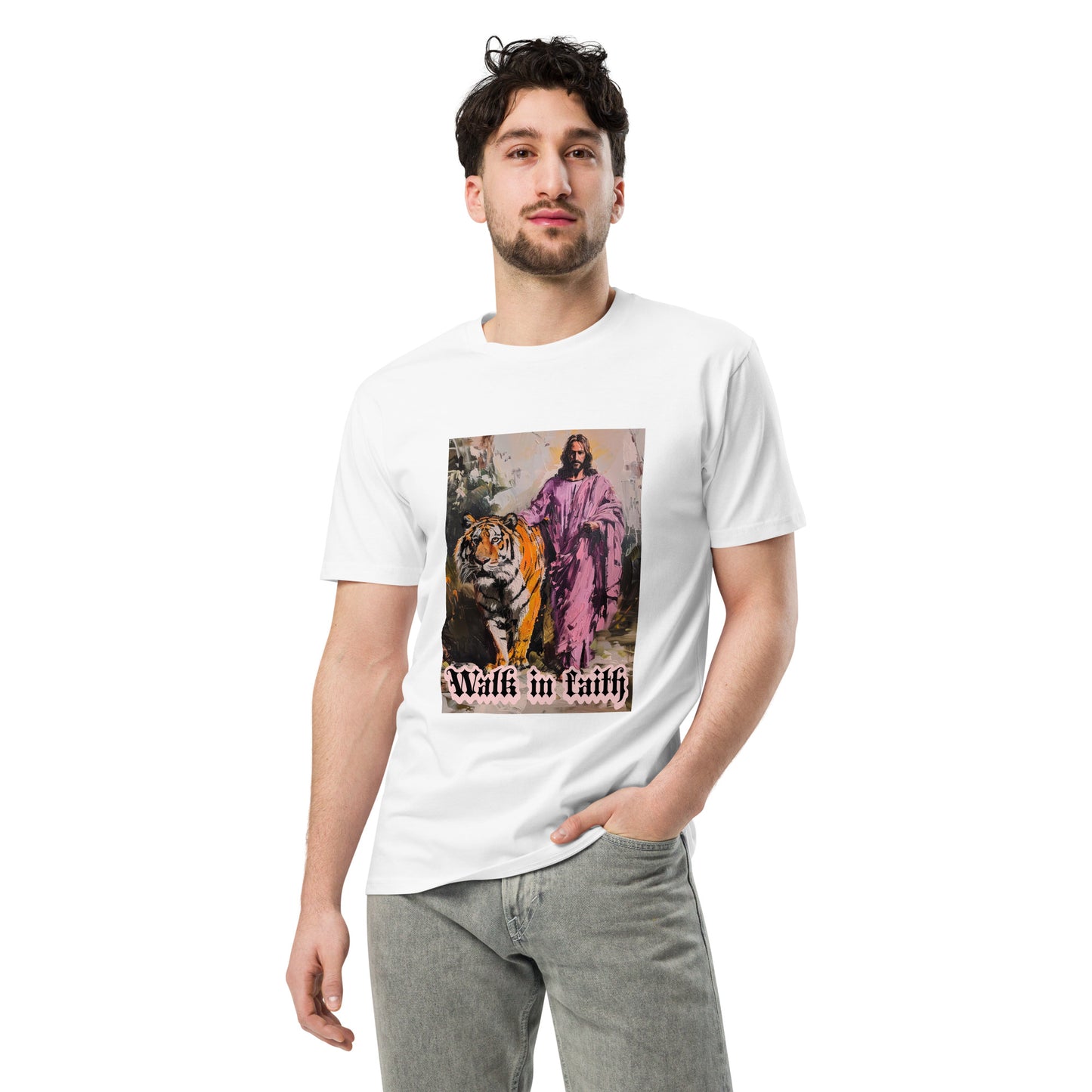 Walk in Faith Unisex premium t-shirt