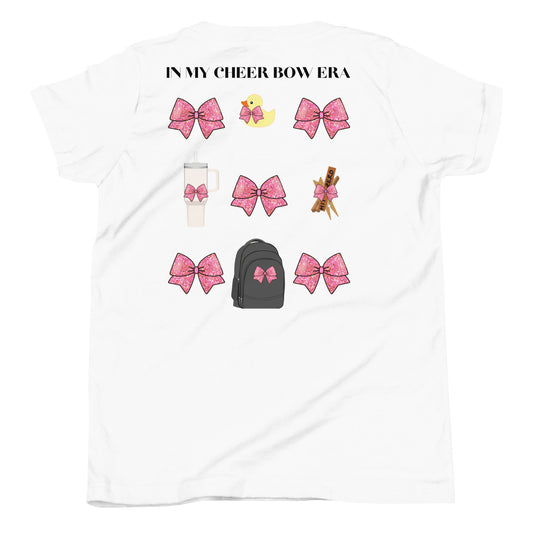 In My Cheer Bow Era *SweetPea & Sage Collective, LLC Exclusive Design* Youth Short Sleeve T-Shirt